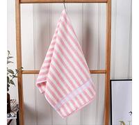 Serviettes en Coton, Peluche Égyptienne Coton Épaissi Doux ne Pas Laisser Tomber les Cheveux, Serviettes Familiales Serviette à la Main Cadeau Salle de Bains Piscine Serviette Gris, GYDHJSSJ, rose