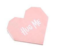 Serviettes en forme de cœur, serviettes en forme de cœur pour la Saint-Valentin - Serviettes d'invité décoratives en forme de cœur d'amour - Serviettes en papier, serviette de dîner exquise pour les