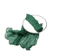 serviettes en gaze de coton réutilisables Lot de 6 serviettes Table lavables en étamine, for décoration fête mariage, d'anniversaire(6Pcs Moss Green)