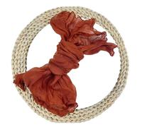 serviettes en gaze de coton réutilisables Napperons de Table en étamine, 6 pièces, for salle à manger, fête mariage, Banquets, Arches, décor gâteau(6pcs Rust)