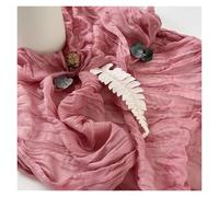 serviettes en gaze de coton réutilisables Napperons de Table en étamine, 6 pièces, for salle à manger, fête mariage, Banquets, Arches, décor gâteau(6pcs rose pink)
