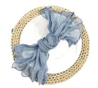 serviettes en gaze de coton réutilisables Napperons de Table en étamine, 6 pièces, for salle à manger, fête mariage, Banquets, Arches, décor gâteau(6pcs Blue)