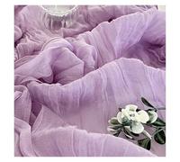 serviettes en gaze de coton réutilisables Napperons de Table en étamine, 6 pièces, for salle à manger, fête mariage, Banquets, Arches, décor gâteau(6pcs Purple)