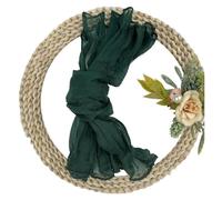 serviettes en gaze de coton réutilisables Napperons de Table en gaze, 100 pièces, serviettes étamine, décoration fête mariage, rétro for dîner(100pcs Dark Green)