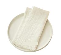 serviettes en gaze de coton réutilisables Serviettes en tissu gaze de coton, 20 pièces, 41x41cm, torchons à thé, étamine rétro, Vintage, lin, décor Table fête mariage(Color 15)