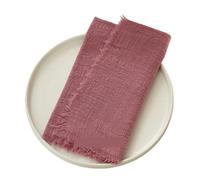 serviettes en gaze de coton réutilisables Serviettes en tissu gaze de coton, 20 pièces, 41x41cm, torchons à thé, étamine rétro, Vintage, lin, décor Table fête mariage(Color 19)