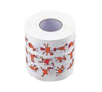 Serviettes en papier à motif de Noël - Papier toilette avec motif de Noël, Rouleau de papier de soie avec motif Père Noël |