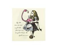 Serviettes en papier Alice au pays des merveilles Truly Alice de Talking Tables, 33 cm, pour un go ter ou un anniversaire (lot de 20)