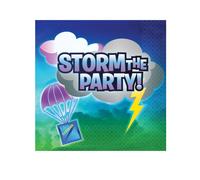 Amscan Lot de 16 serviettes de table Battle Royal 512412