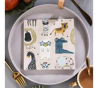 Serviettes en Papier Animaux Dessins Animés Serviettes en papier jetables,douceur et moelleux,idéales pour Fêtes,Traiteur,Anniversaires,Intérieur ou Extérieur tous les jours 15 Paquet(33x33cm)