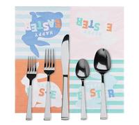 Serviettes en papier de Pâques, 20 feuilles/lot de serviettes en papier colorées en forme de lapin | Fournitures de Pâques, accessoires de décoration de table de rassemblement pour les vacances de