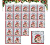 Serviettes en papier de vacances, serviettes de table décoratives, serviettes de table, serviettes de table de vacances, serviettes de boisson imprimées Père Noël, serviettes en papier d'hiver