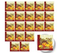 Serviettes en papier d'Halloween - 20 morceaux de serviettes de drôles | Creative Desig Halloween Napkins | Thanksgiving Gästeservette | Serviettes décoratives pour accessoires de fête d'H