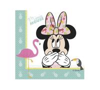Serviettes en papier - Disney - Minnie - Lot de 20 - Multicolore - 33 x 33 cm