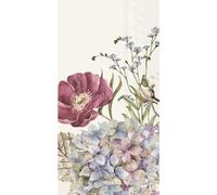 Serviettes en papier IHR Ideal Home Range - BELLES FLEURS cr me 16 pi ces 3 plis Serviette invit 8,5 x 4,5 pouces