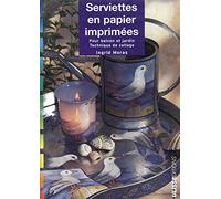 Serviettes en papier imprimées : Pour bacon et jardin, technique de collage