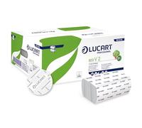 Serviettes en papier Lucart | Sèche-mains doux et absorbants | Distributeur compatible | Certifié écologique