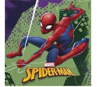 Serviettes en papier - Marvel - Spiderman - 20 pièces - 33 x 33 cm - Vert