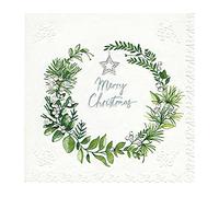 Serviettes en papier Moments Tender Wreath 33 x 33 cm. 16u.