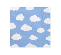 Serviettes en papier - Nuage - 20 pièces - Couleur bleu - Jetables - Décoration thème nuage
