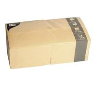 Serviettes en papier - PAPSTAR - 84579 - 250 serviettes - 3 plis - 33 cm x 33 cm - Crème