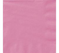 Serviettes en papier Party Deco 20 pièces rose 33 x 33cm