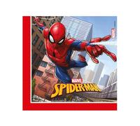 Serviettes en papier - Procos - Spiderman - 20 pièces - 33x33 cm - Décoration anniversaire