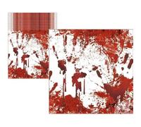 Serviettes en papier - P'TIT Clown - re23596 - Lot de 20 - Halloween - Traces de sang