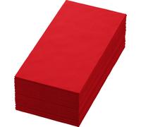 Serviettes en papier tissu Duni 3 plis 40 x 40cm rouge 250 pièces