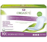 Serviettes Extra Pour Fuites Urinaires, En Coton Certifié, Ne Contiennent Ni Parfums Ni Plastique, Ni Matériaux Chimiques - 1 Paquet De 10 Serviettes, Flux Extra