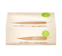 Serviettes Faciales en Pâte de Bambou, 300 Feuilles, Blanches | Usage Sec ou Humide, Absorption Rapide, Résistantes à Rupture, pour Bébé et Visage