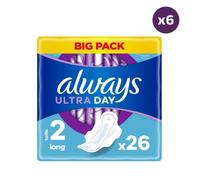 Serviettes Hygiéniques Always Ultra Long Plus - Always - Taille 2 - Ailettes - Barrière Anti-Fuites - Flux Moyen