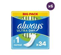 Serviettes Hygieniques Always Ultra Normal - Always - Taille 1 - Barrière Anti-Fuites - Flux Moyen