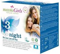 Serviettes hygiéniques bio girls 3 ultra nuit coton bio Masmi 10 pces