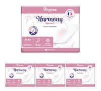 Serviettes Hygiéniques Incontinence Femme - Protection Urinaire Femme - Serviette Post Accouchement - Absorbante & Anti-Odeur - Fabriqué en France - 12 Serviettes 4 Gouttes - Harmony Discreet