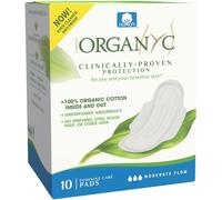 Serviettes Hygiéniques Jour Avec Ailettes-100% Coton Bio,10 Unités