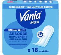 Serviettes Hygiéniques,Maxi Confort,Normal,18 Serviettes