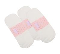 Serviettes Hygiéniques Réutilisables Bouton-pression 3pcs en Coton Blanc