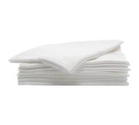 Serviettes jetables blanches 50 Sibel