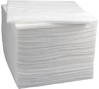 Serviettes jetables Spun-Lace pour coiffeur et esthétique, Blanc (100, 30 x 40 cm)