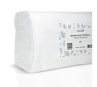 Serviettes jetables Spun-Lace pour coiffeur et esthétique, Blanc (200, 40 x 80 cm)