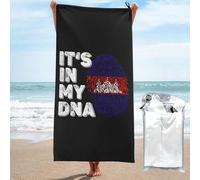 Serviettes Le Cambodge Est Inscrit dans Mon Adn. Serviette De Sauna Légère Drap De Plage sans Sable Serviette De Plage pour Piscine Natation Camping 70X140Cm