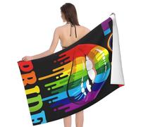 Serviettes Lèvres Rainbow De La Fierté Gay LGBT Confortable Serviettes De Spa Grande Peignoir De Bain pour Plage Sport Natation 80X130Cm