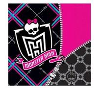 Generique - 20 Serviettes en Papier Monster High 33 x 33 cm