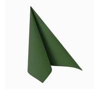 Serviettes - PAP STAR - ROYAL Collection - Pliage 1/4 - 40 x 40 cm - Vert foncé