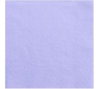 Serviettes papier 33x33cm 3 plis 20 pcs violet clair