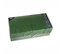 Serviettes PAPSTAR 320 x 320 mm 3 plis vert foncé 150 pièces