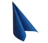 Serviettes Papstar Casali Bleu Foncé