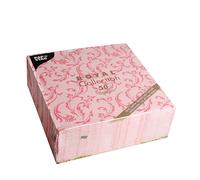 Serviettes Papstar Damascato Rouges