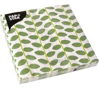 Serviettes Papstar haricots et feuilles vertes